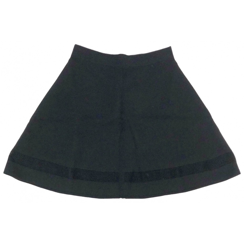A/X Armani Exchange  Black Sweater
Flared Mini Skirt, Sz L